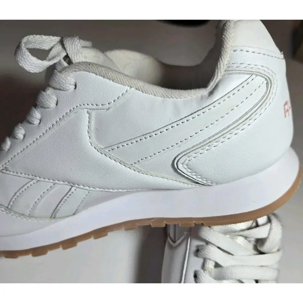 Reebok Royal Glide LX White Pink GALAXY3 Sneakers Womens Size 8 1222R30115W